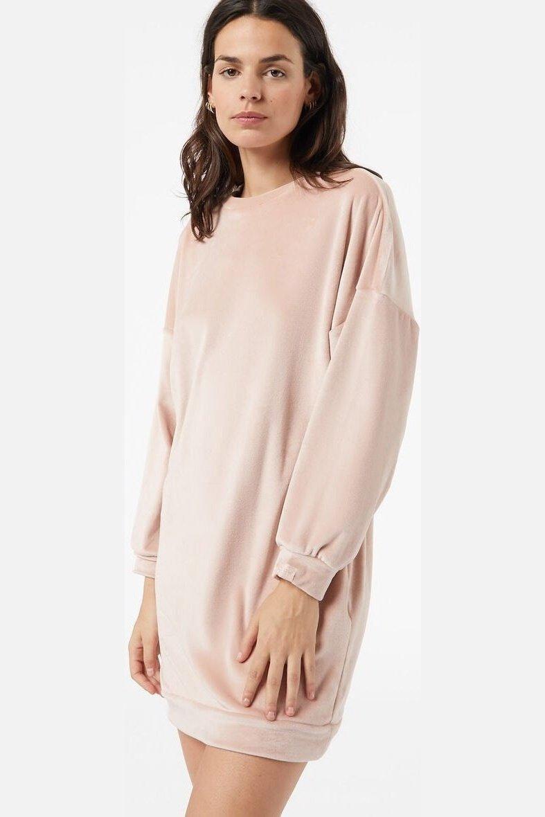 ETAM - כותונת לילה קטיפתית BERTY אפרסק - MASHBIR//365