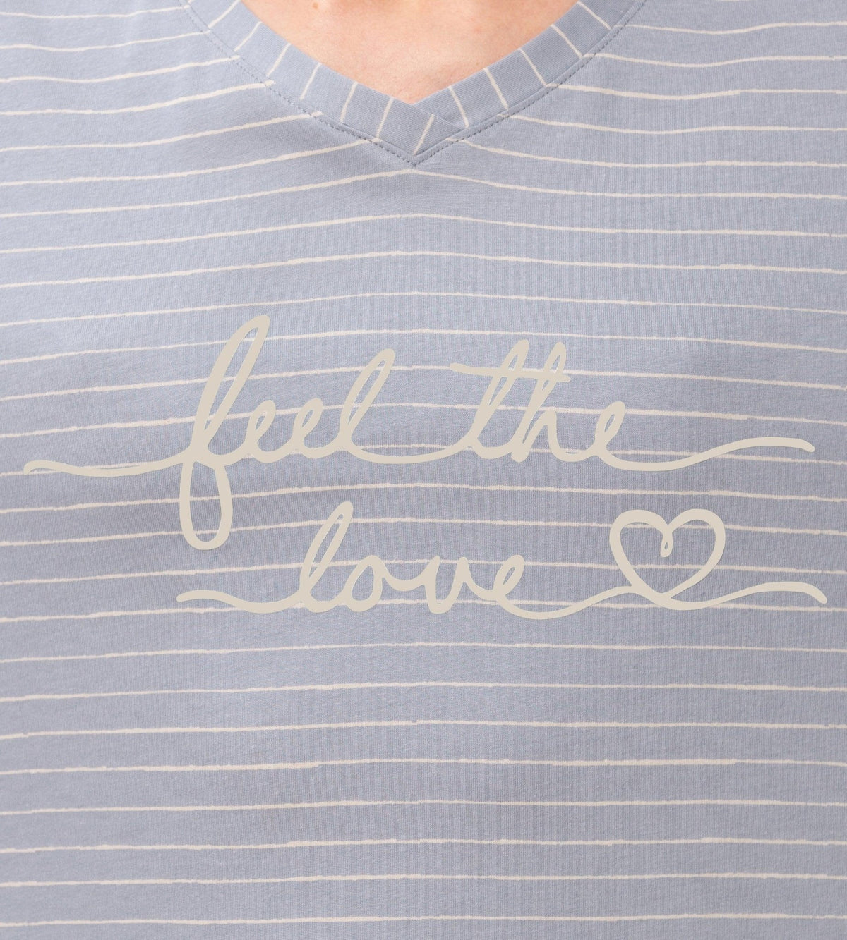 TRIUMPH - כותונת לילה עם הדפס בצבע אפור - MASHBIR//365