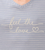 TRIUMPH - כותונת לילה עם הדפס בצבע אפור - MASHBIR//365