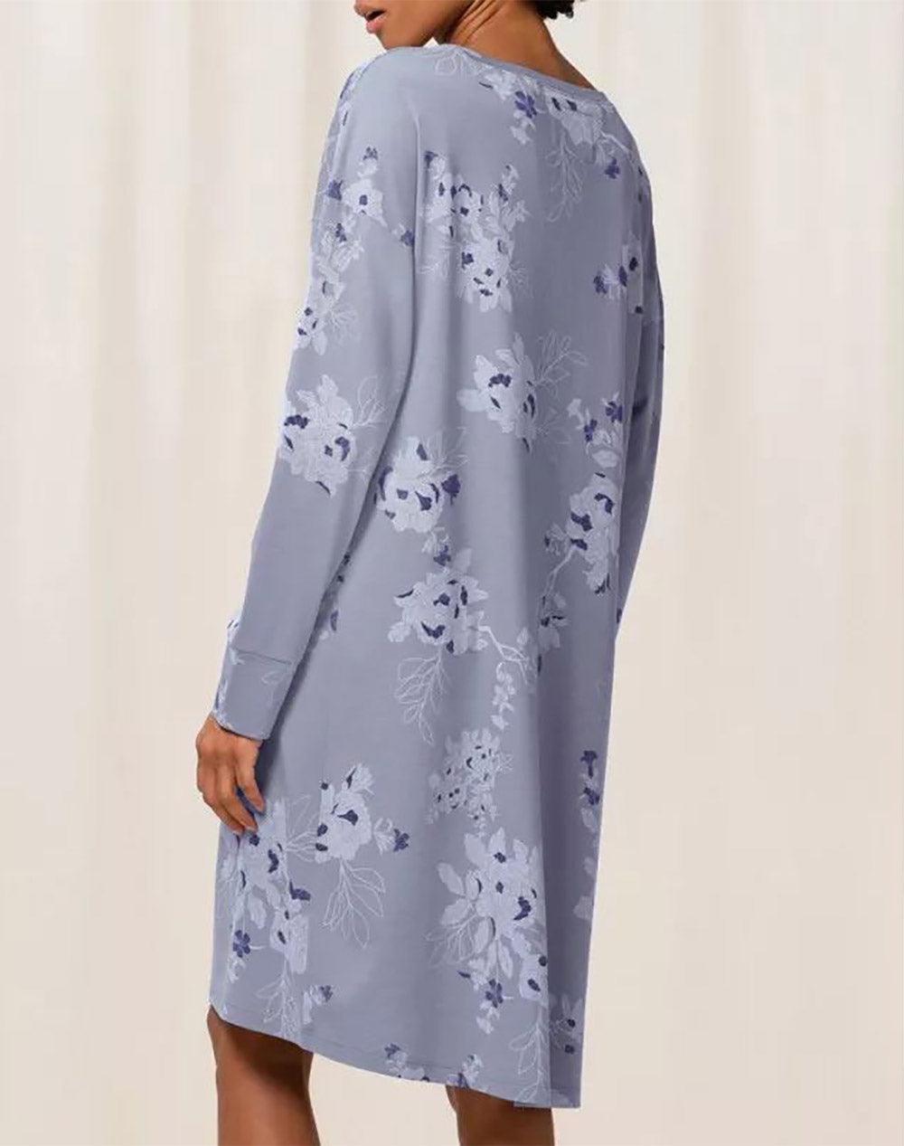 TRIUMPH - כותונת לילה עם הדפס בצבע סגול - MASHBIR//365