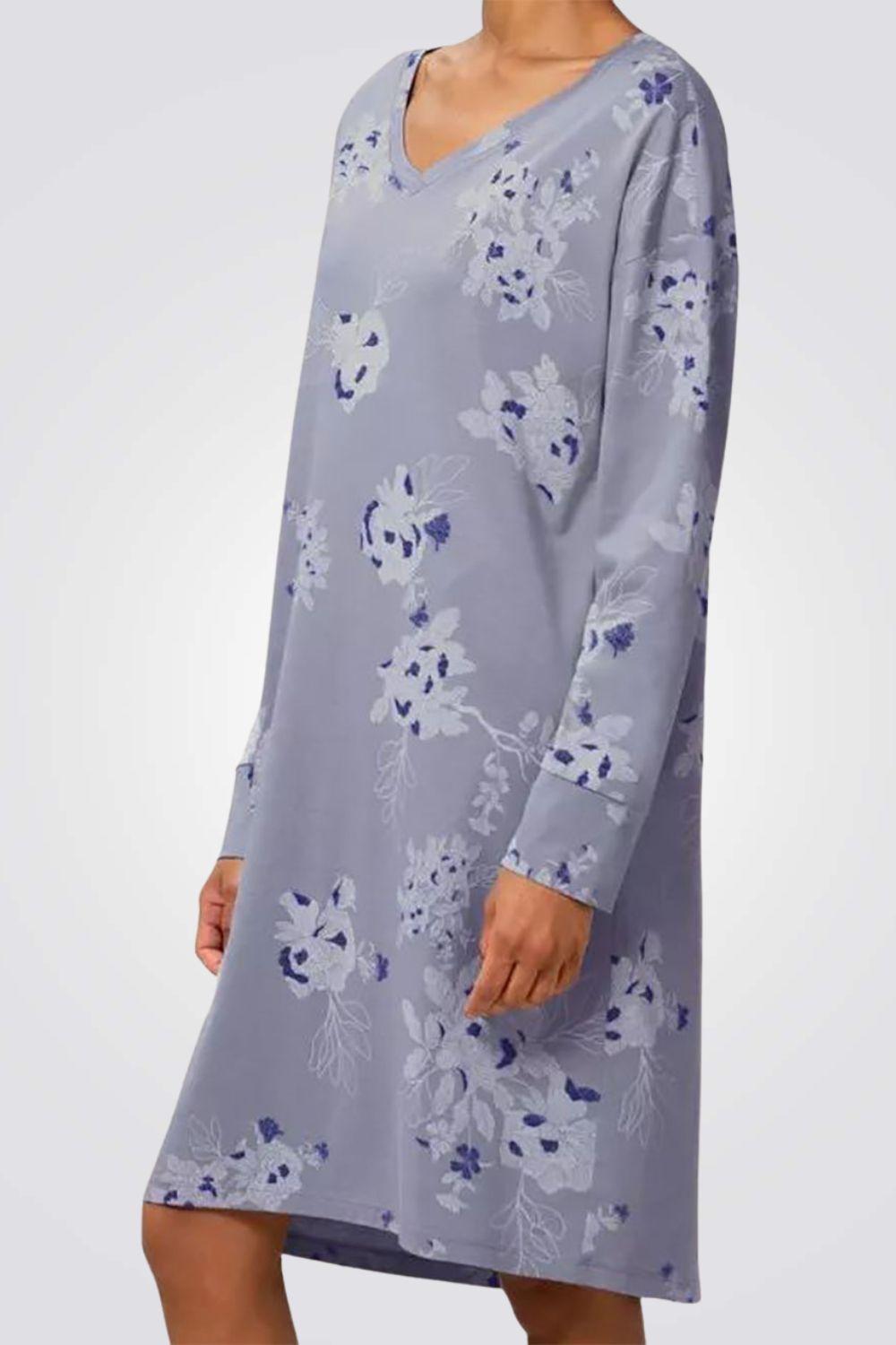 TRIUMPH - כותונת לילה עם הדפס בצבע סגול - MASHBIR//365