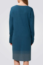 TRIUMPH - כותונת לילה עם הדפס בצבע טורקיז - MASHBIR//365