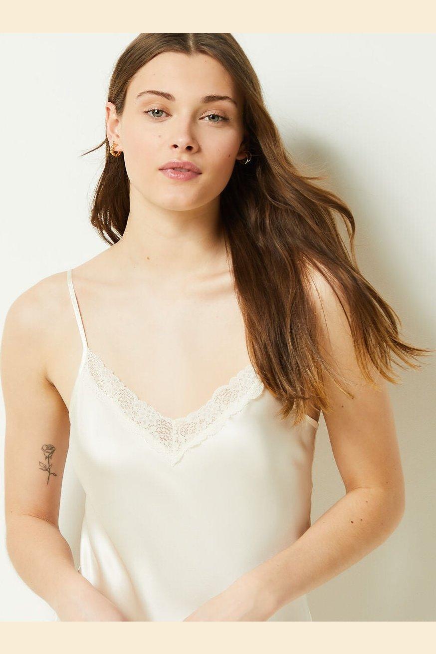 ETAM - כותונת משי MILKY פנינה - MASHBIR//365