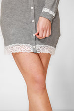 KENNETH COLE - כותונת מודל ריב בצבע אפור - MASHBIR//365