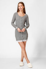 KENNETH COLE - כותונת מודל ריב בצבע אפור - MASHBIR//365