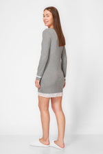 KENNETH COLE - כותונת מודל ריב בצבע אפור - MASHBIR//365