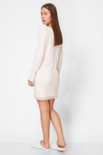 KENNETH COLE - כותונת מודל ריב בצבע קרם - MASHBIR//365