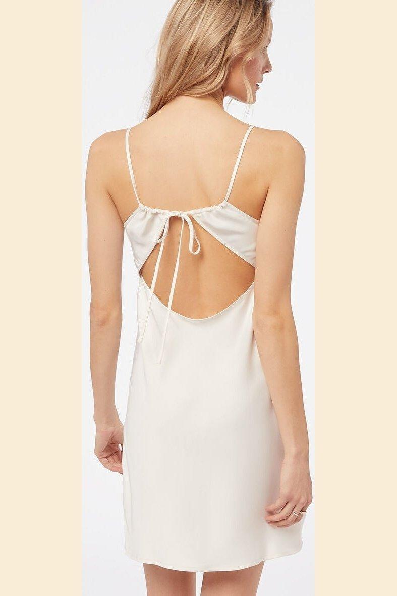 ETAM - כותונת סאטן CLAIRETTE בצבע קרם - MASHBIR//365