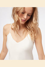 ETAM - כותונת סאטן CLAIRETTE בצבע קרם - MASHBIR//365