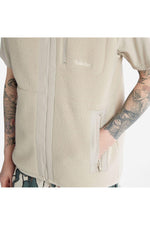 TIMBERLAND - ווסט פליז לגבר בצבע בז' - MASHBIR//365