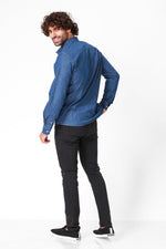 KENNETH COLE - WASHED DENIM מכופתרת - MASHBIR//365