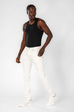 LEVI'S - WHITE-POCKETS גי'נס לגברים 512 בצבע לבן - MASHBIR//365
