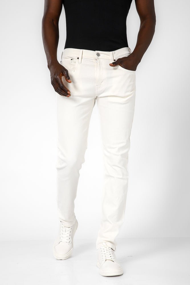 LEVI'S - WHITE-POCKETS גי'נס לגברים 512 בצבע לבן - MASHBIR//365