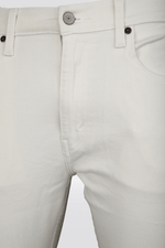 LEVI'S - WHITE-POCKETS גי'נס לגברים 512 בצבע לבן - MASHBIR//365