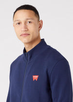 סווטשירט עם רוכסן בצבע נייבי - MASHBIR//365