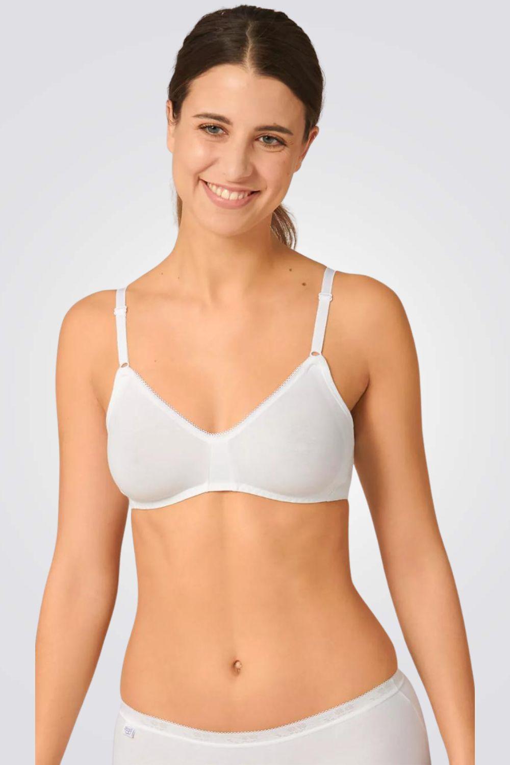 SLOGGI - חזיה ללא ברזל BASIC+ בצבע לבן - MASHBIR//365