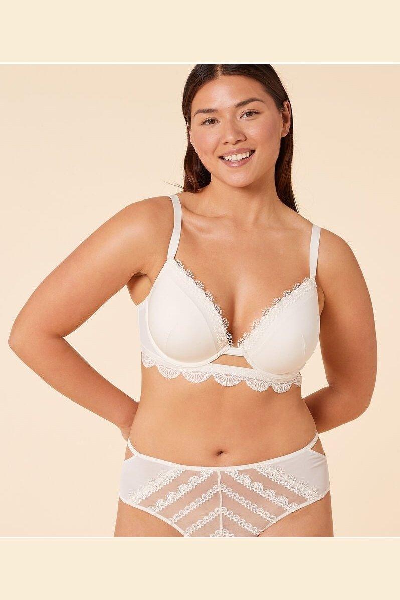 ETAM - חזייה בריפוד קל מעוטרת רקמה TILLEUL - MASHBIR//365