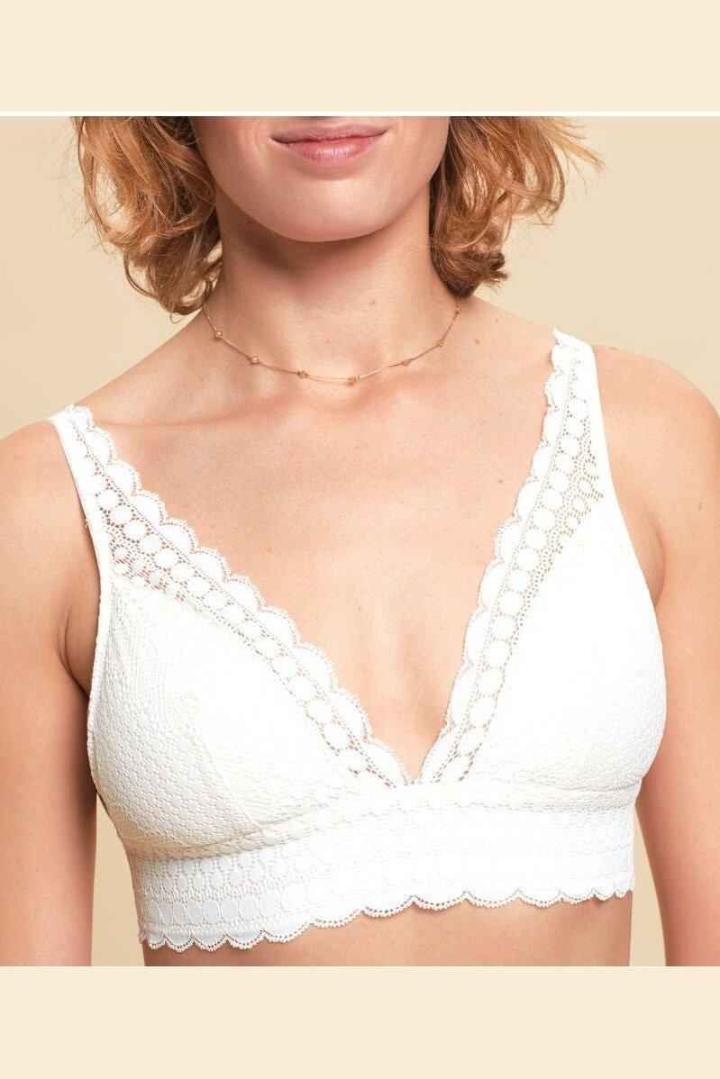 ETAM - חזייה ללא ברזל CHERIE CHERIE קרם - MASHBIR//365