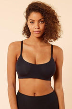 ETAM - חזייה ללא ברזל PERFECT COTON שחורה - MASHBIR//365