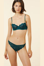 ETAM - חזייה ללא ריפוד בעיטור שרשרת EXQUISE ירוק - MASHBIR//365