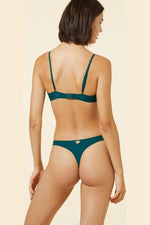 ETAM - חזייה ללא ריפוד בעיטור שרשרת EXQUISE ירוק - MASHBIR//365