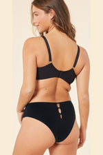 ETAM - חזייה ללא ריפוד בעיטור שרשרת EXQUISE שחור - MASHBIR//365