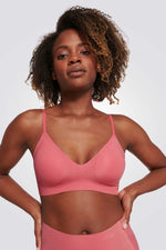 SLOGGI - חזייה עם ריפוד קל ZERO Feel Ultra Bra EX בצבע ורוד - MASHBIR//365