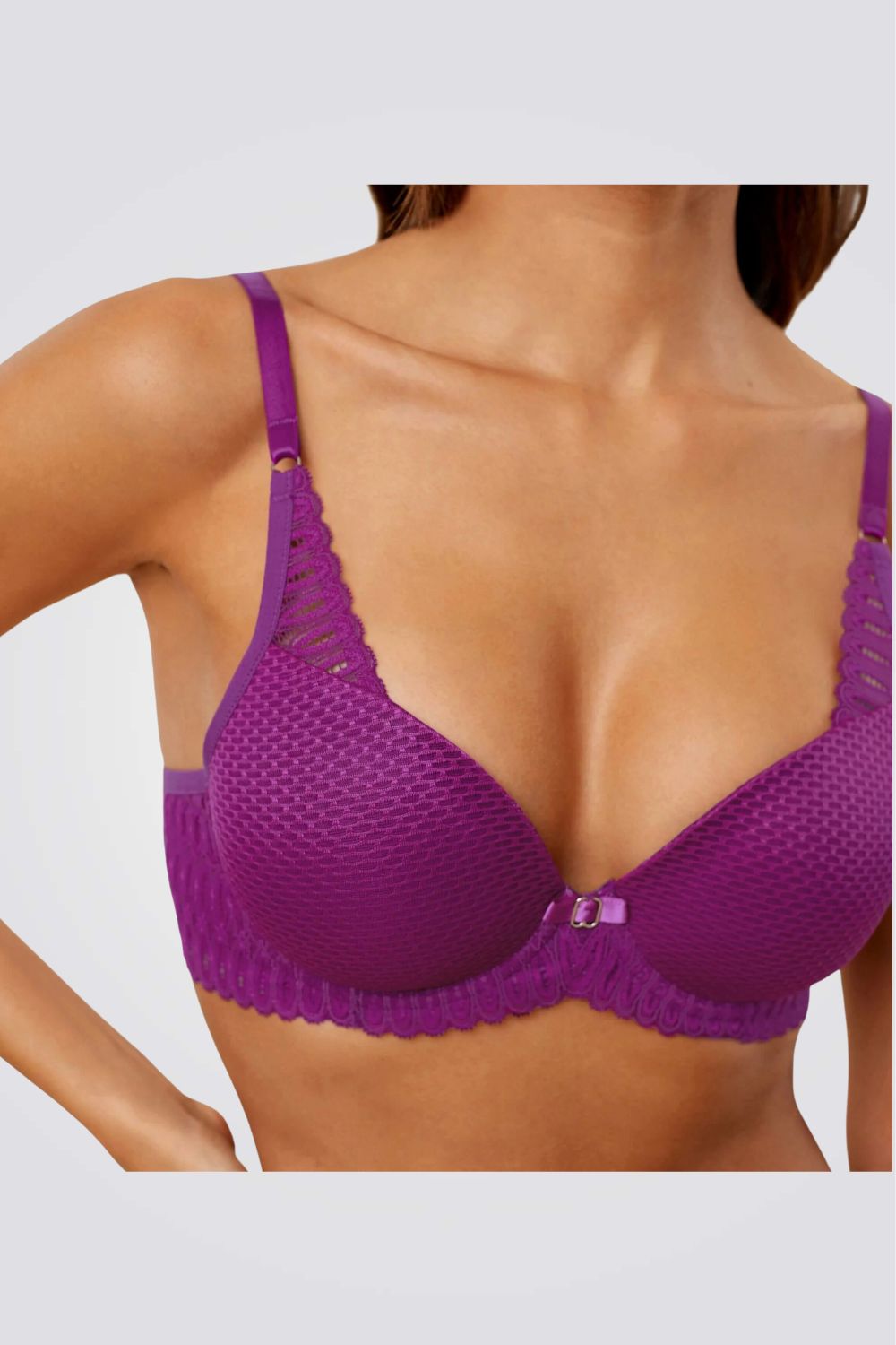 TRIUMPH - חזייה מרופדת Aura Spotlight Conscious WHP בצבע סגול - MASHBIR//365