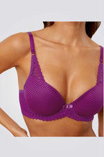 TRIUMPH - חזייה מרופדת Aura Spotlight Conscious WHP בצבע סגול - MASHBIR//365