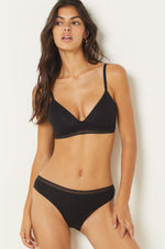 ETAM - חזייה רכה בריפוד קל ללא ברזל HAPPILY בצבע שחור - MASHBIR//365