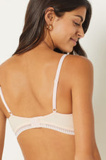 ETAM - חזייה רכה בריפוד קל ללא ברזל HAPPILY בצבע ורוד פודרה - MASHBIR//365