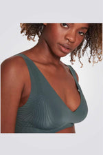 SLOGGI - חזייה רכה ZERO Feel N 2.0 EX בצבע אפור - MASHBIR//365