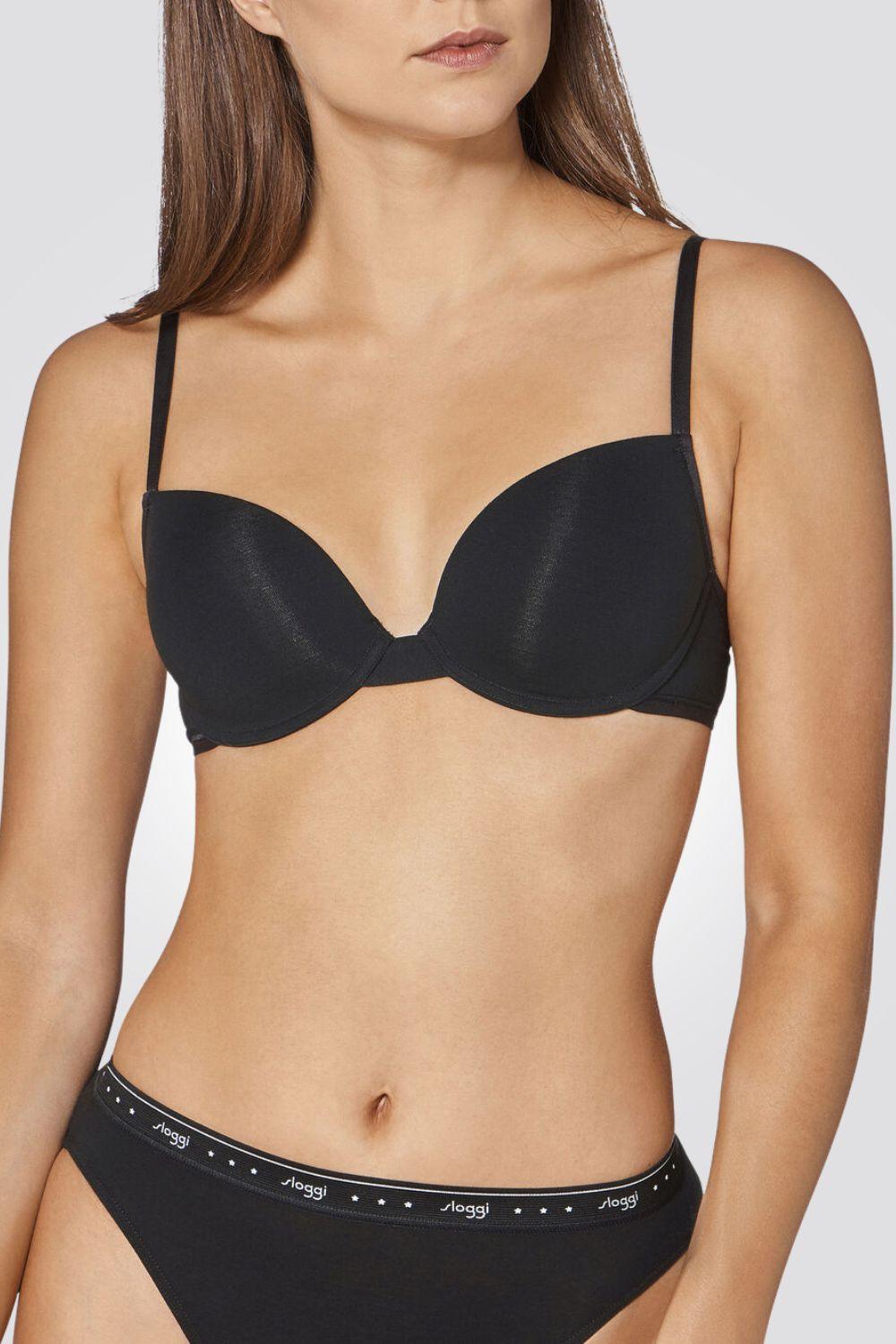 SLOGGI - חזיית 24/7 100 WHP שחורה - MASHBIR//365