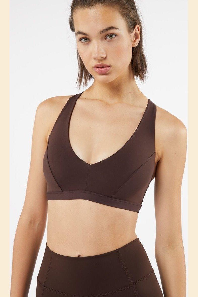 ETAM - חזיית אימון STRONGER בצבע חום - MASHBIR//365