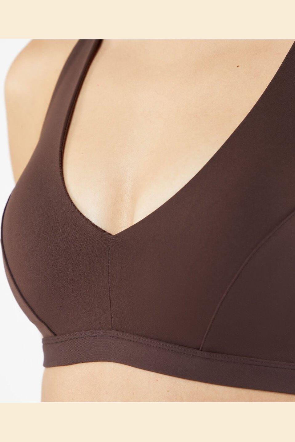 ETAM - חזיית אימון STRONGER בצבע חום - MASHBIR//365