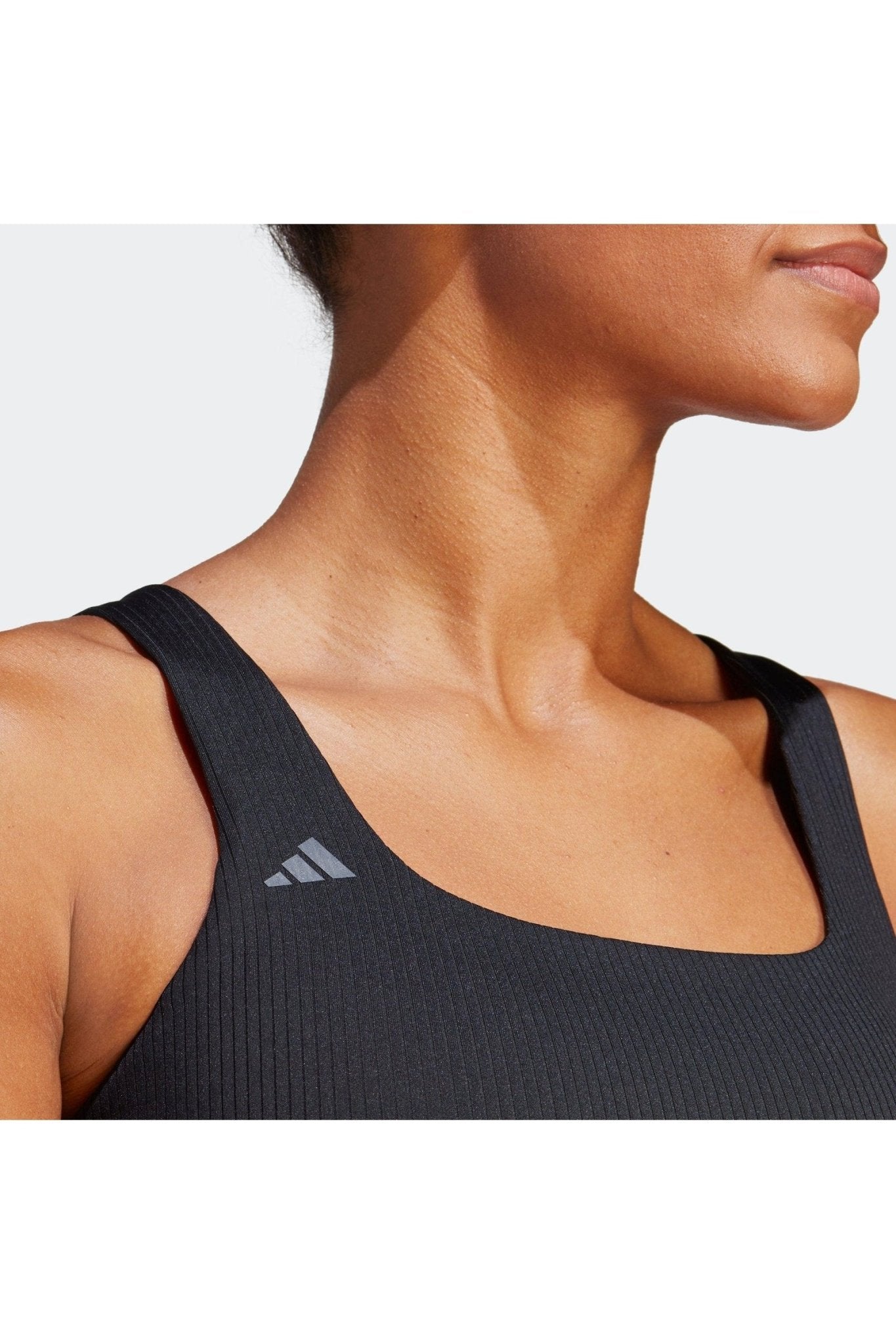ADIDAS - חזיית אימון TRAIN LS BRA בצבע שחור - MASHBIR//365