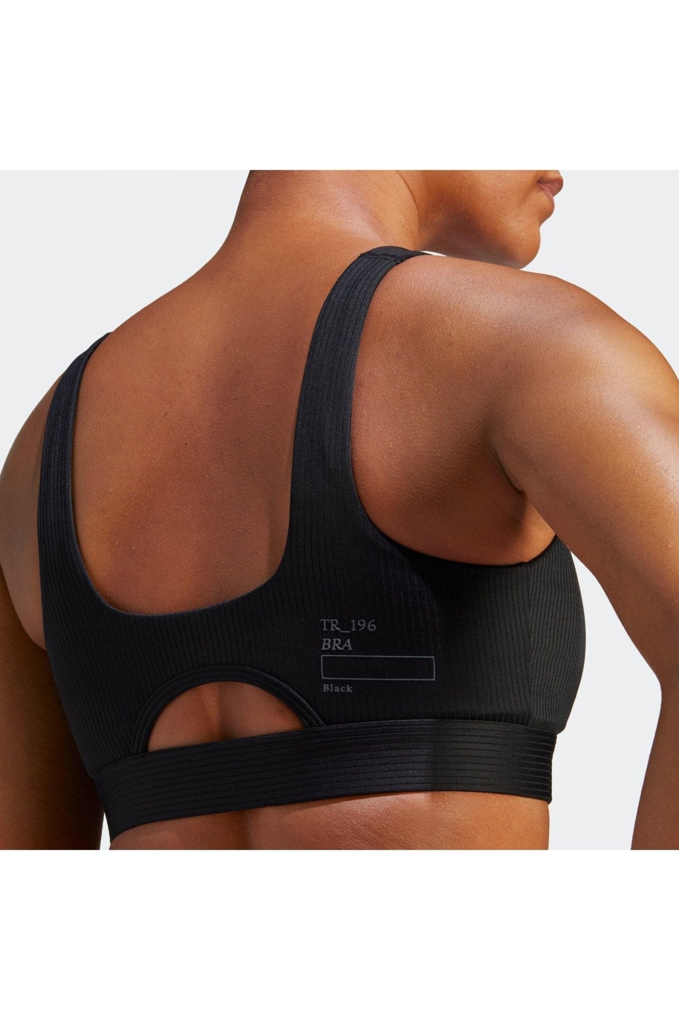 ADIDAS - חזיית אימון TRAIN LS BRA בצבע שחור - MASHBIR//365