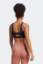 ADIDAS - חזיית אימון TRAIN LS BRA בצבע שחור - MASHBIR//365