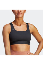ADIDAS - חזיית אימון TRAIN LS BRA בצבע שחור - MASHBIR//365