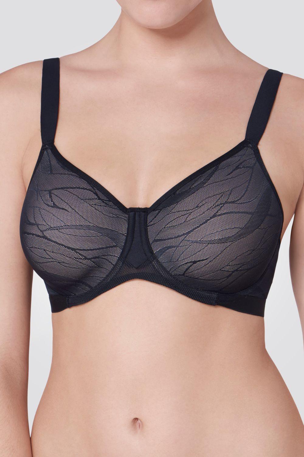 TRIUMPH - חזיית Airy Sensation W01 שחורה - MASHBIR//365