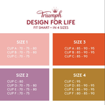 TRIUMPH - חזיית Fit Smart P EX שחורה - MASHBIR//365