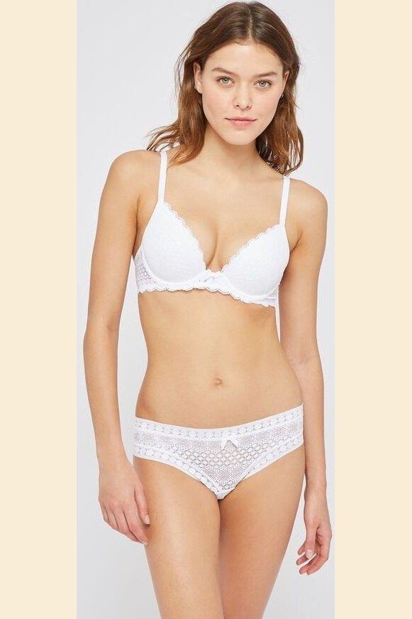 ETAM - חזיית פוש אפ CHERIE CHERIE לבנה - MASHBIR//365