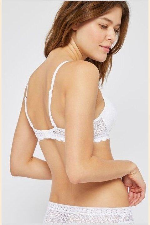 ETAM - חזיית פוש אפ CHERIE CHERIE לבנה - MASHBIR//365