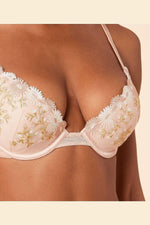 ETAM - חזיית פוש אפ מעוטרת רקמה BONHEUR ניוד - MASHBIR//365