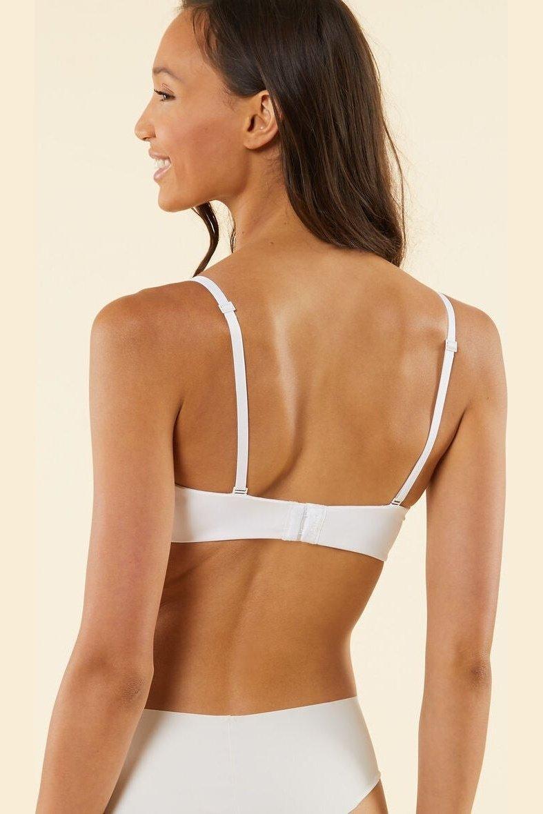 ETAM - חזיית פוש אפ סטרפלס מיקרופייבר PURE FIT קרם - MASHBIR//365