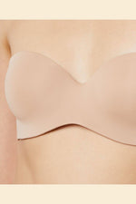 ETAM - חזיית פוש אפ סטרפלס מיקרופייבר PURE FIT ניוד - MASHBIR//365