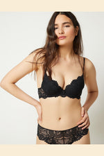 ETAM - חזיית פוש אפ SUCCESS שחורה - MASHBIR//365