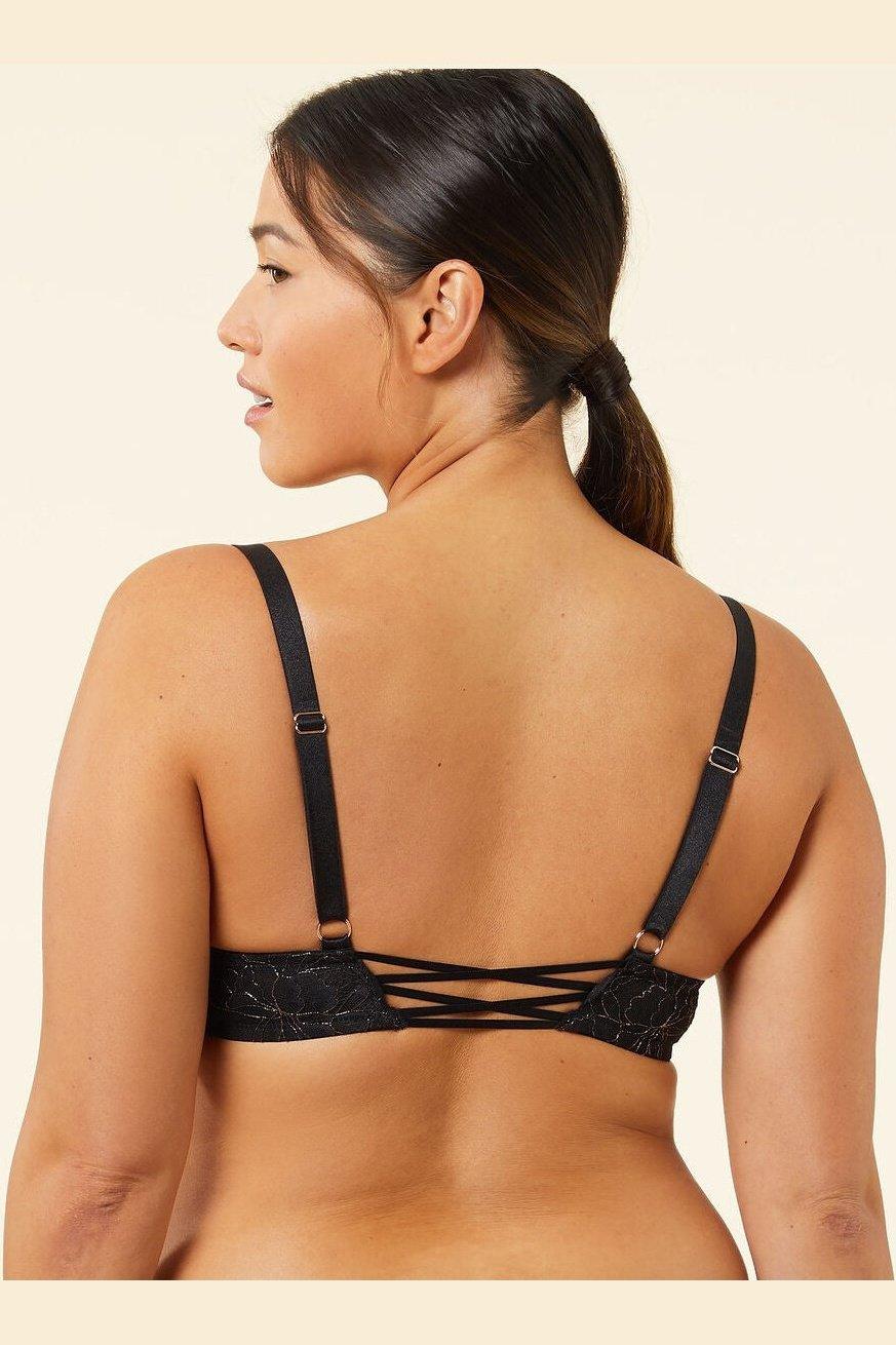 ETAM - חזיית פוש אפ תחרה ENVOUTANTE שחורה - MASHBIR//365