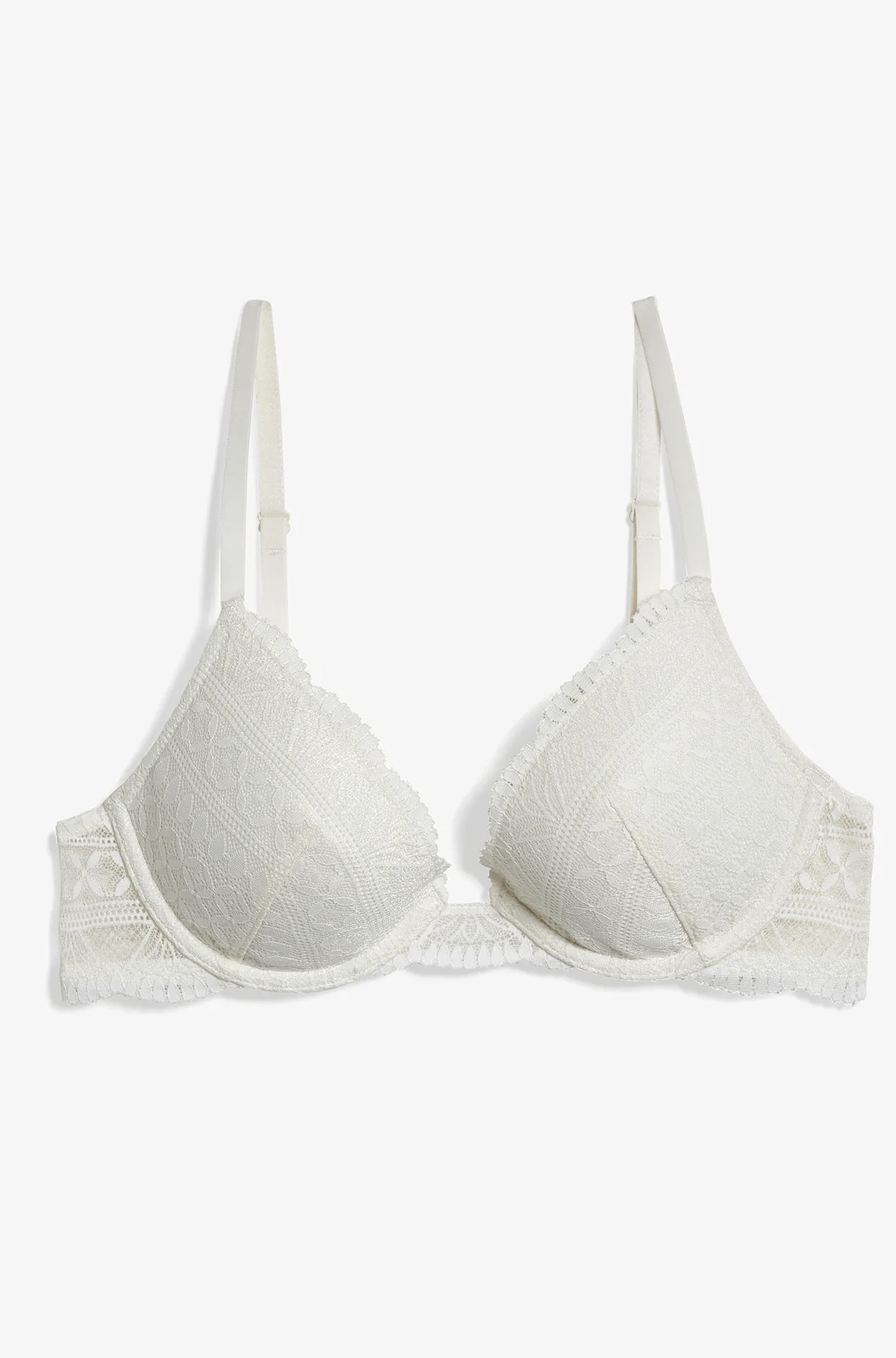 ETAM - חזיית פוש אפ תחרה IDOLE בצבע קרם - MASHBIR//365