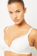 ETAM - חזיית פוש אפ תחרה IDOLE בצבע קרם - MASHBIR//365